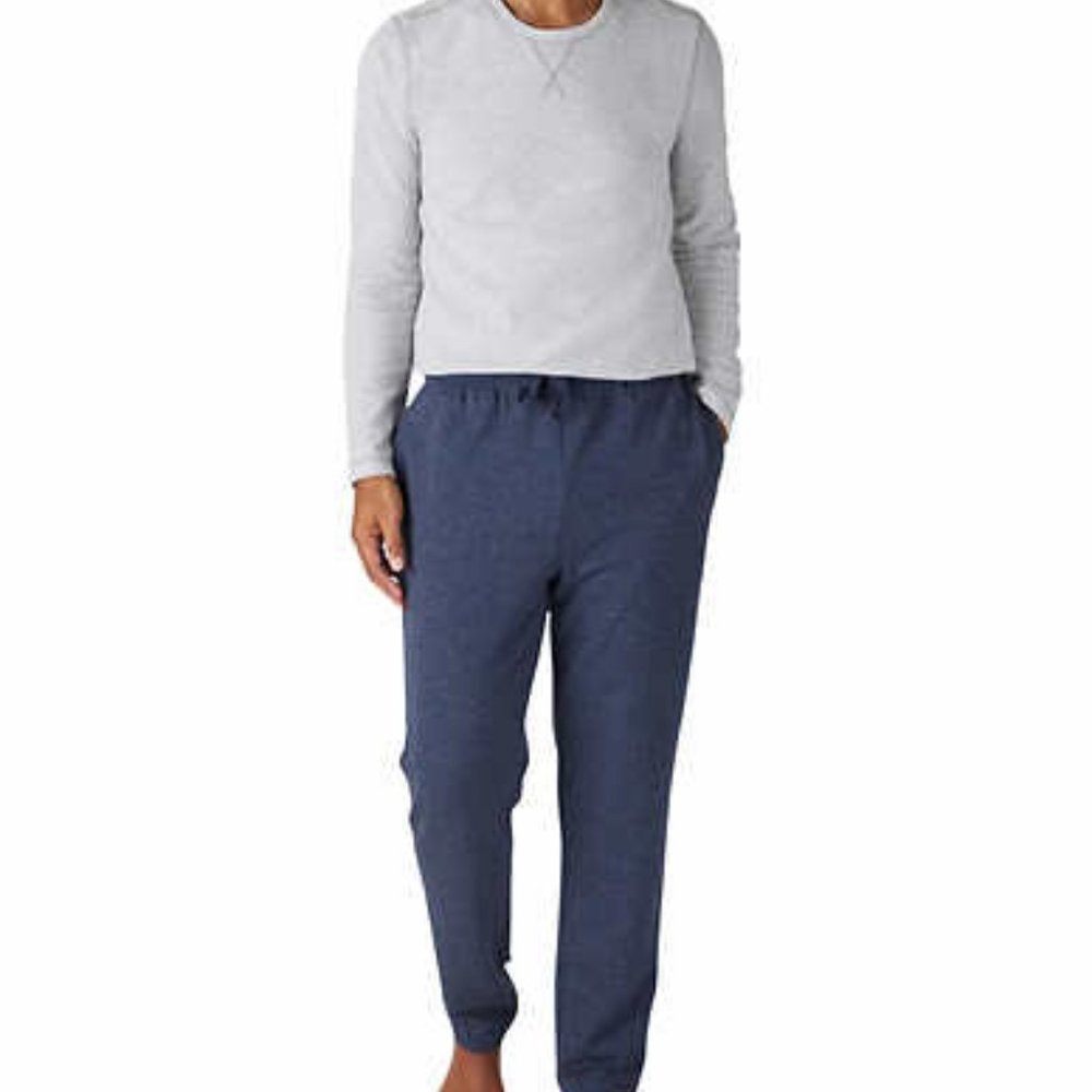 Eddie Bauer Men's Lounge Pajama Set XL Blue Gray